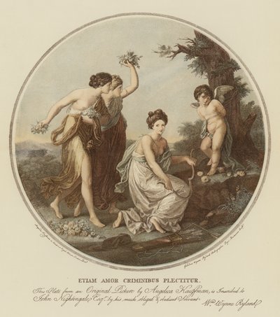 キューピッドの罰 作： Angelica Kauffmann